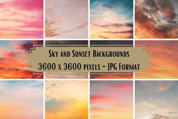 Capturing the Golden Hour: The Versatility of Sky and Sunset Backgrounds