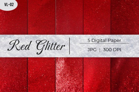 Elevate Your Visuals with Red Glitter Paper Backgrounds