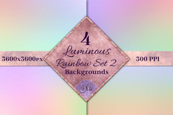 Luminous Rainbow Backgrounds 2: Elevate Your Creative Projects