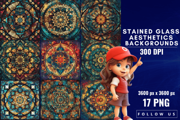 Stained Glass Aesthetics Backgrounds: A Designer's Guide